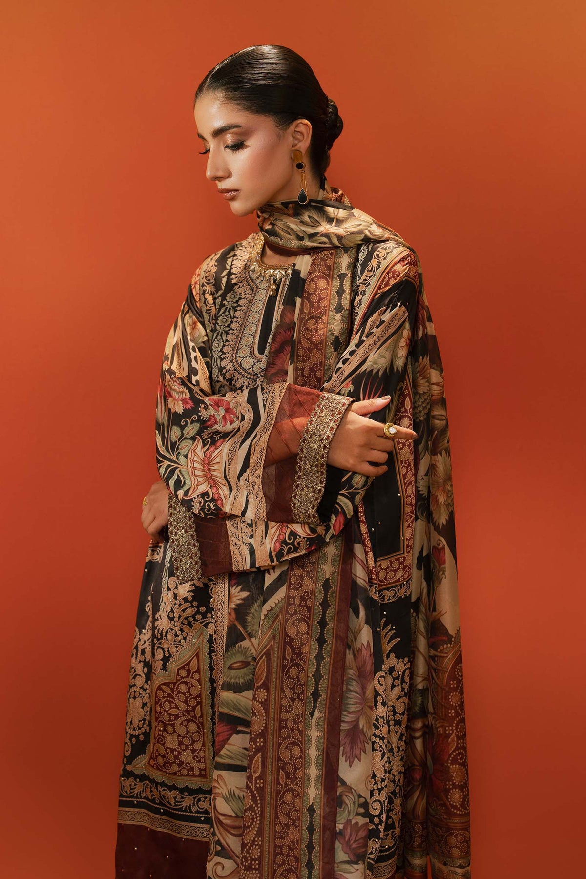 Maria B | Silk Prints '26 | MPS-EF26-02R1-Black-3
