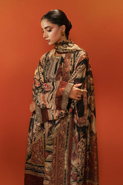 Maria B | Silk Prints '26 | MPS-EF26-02R1-Black
