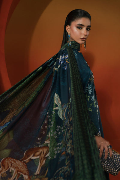 Maria B | Silk Prints '26 | MPS-EF26-05R1-Teal