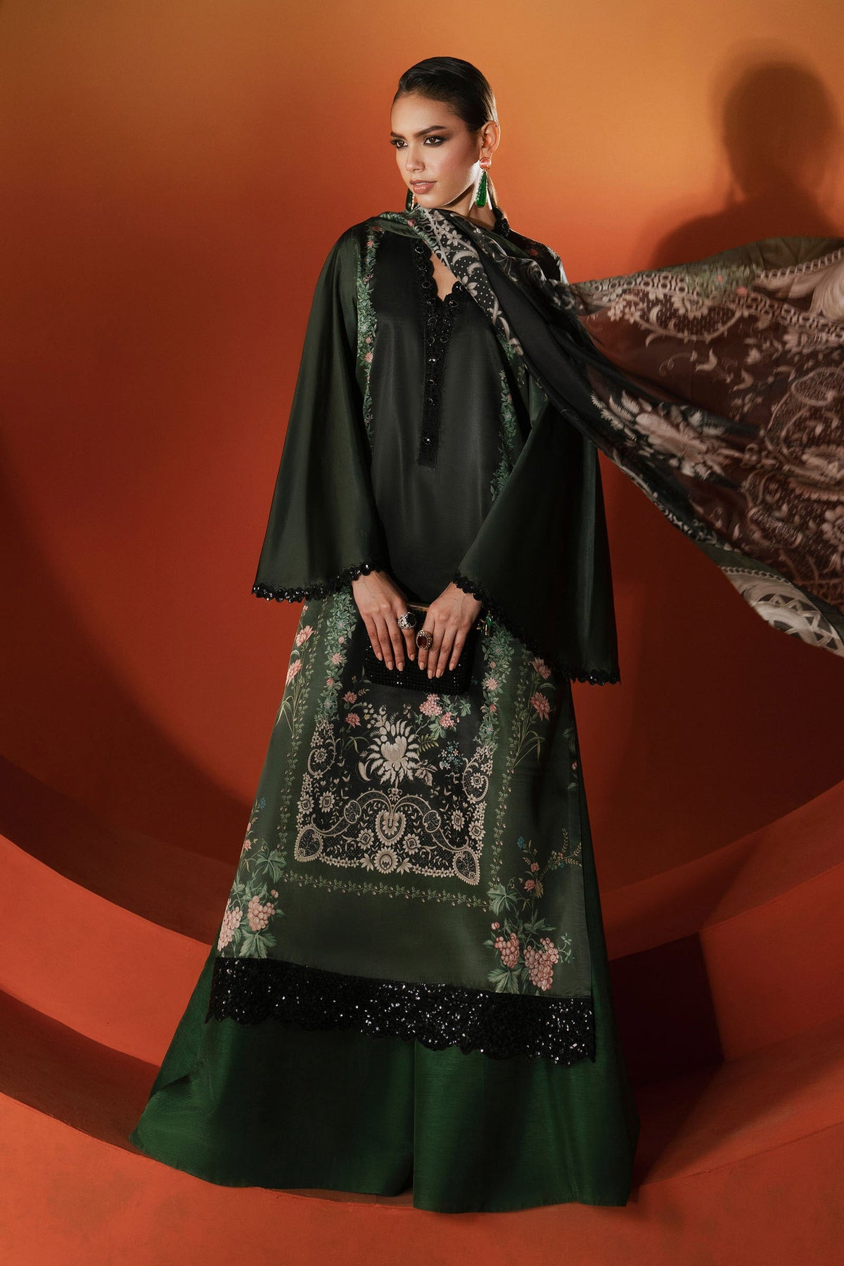 Maria B | Silk Prints '26 | MPS-EF26-06R1-Green-7