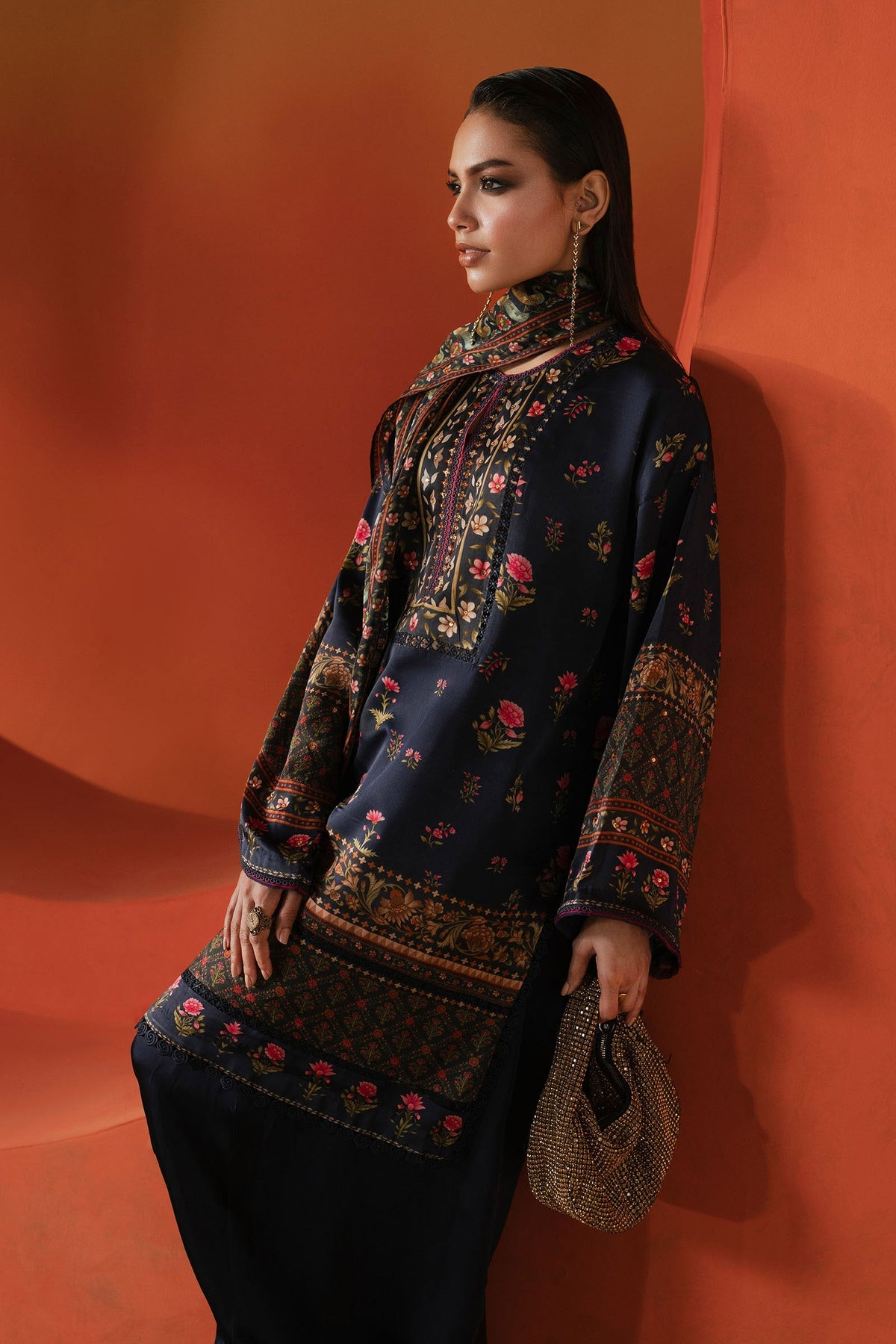 Maria B | Luxury Pret Pre Fall | MPS-EF26-07R1-Blue, image 5