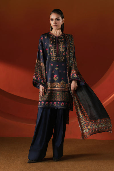 Maria B | Silk Prints '26 | MPS-EF26-07R1-Blue