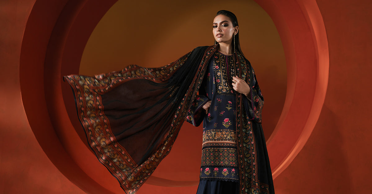 Maria B | Silk Prints '26 | MPS-EF26-07R1-Blue-8