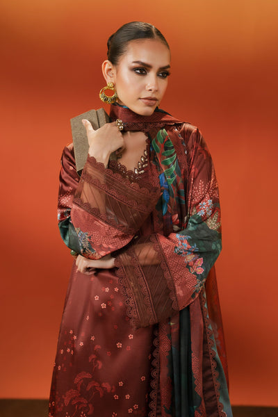 Maria B | Luxury Pret Pre Fall | MPS-EF26-08R1-Maroon