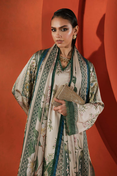 Maria B | Luxury Pret Pre Fall | MPS-EF26-10R1-Beige and Green