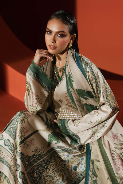 Maria B | Luxury Pret Pre Fall | MPS-EF26-10R1-Beige and Green