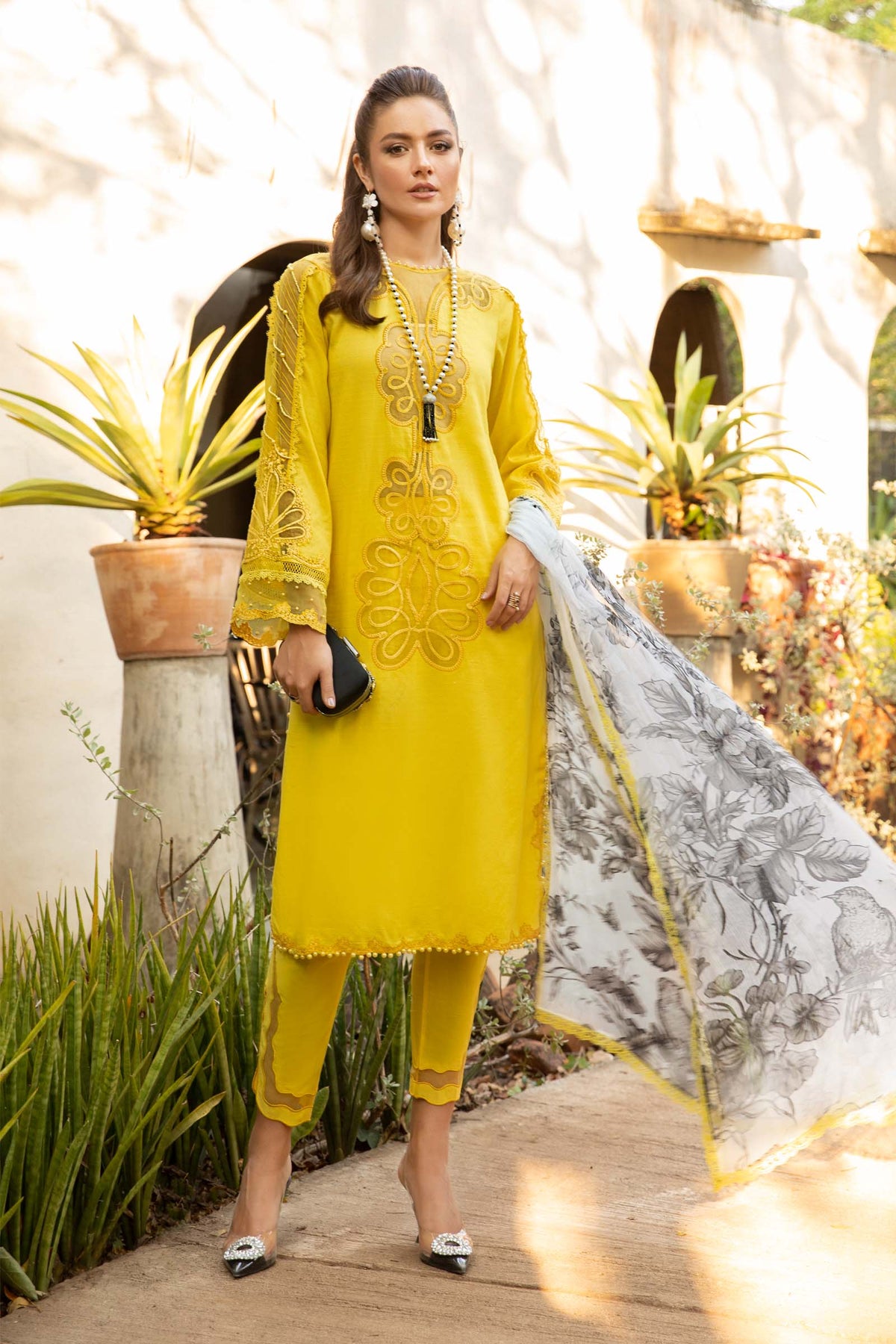 Maria.B. | M.Prints Luxury Collection | MPT-1704-A -  Maria B Ladies Clothes - Original Designer Dress - House of Maryam