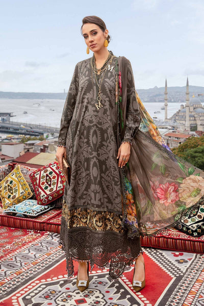 Maria B | M Prints Fall Edit 24 | MPT-2307-A -  Maria B Luxury - Original Designer Dress - House of Maryam