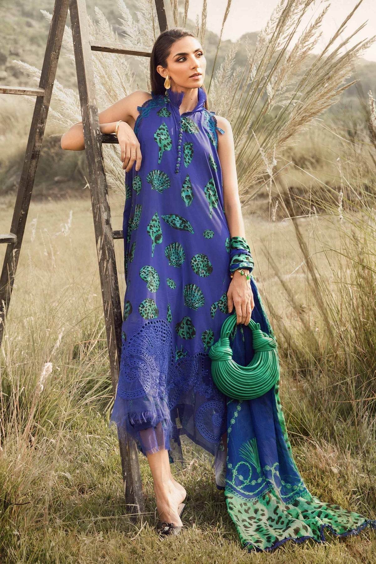 Maria B | M Prints Winter 24 | MPT-2410-A -  Maria B Ladies Clothes - Original Designer Dress - House of Maryam