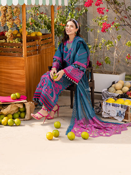 Parishay | Monaco Luxury Lawn 25 | MS-11 -  Parishay Ladies Clothes - Original Designer Dress - House of Maryam