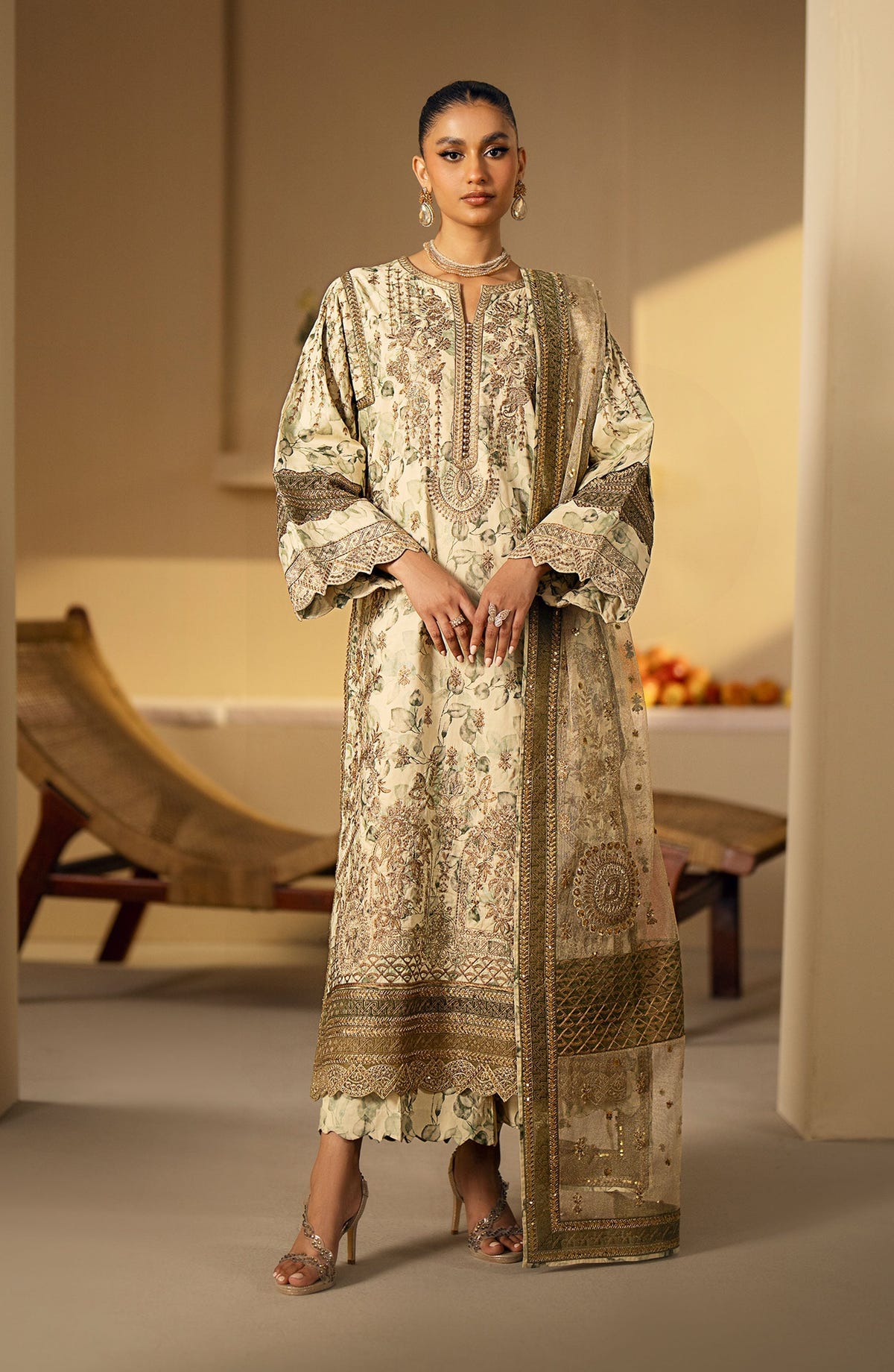 Maryum N Maria | Eid Edit 24 | Nadya -  Maryum N Maria Luxury - Original Designer Dress - House of Maryam