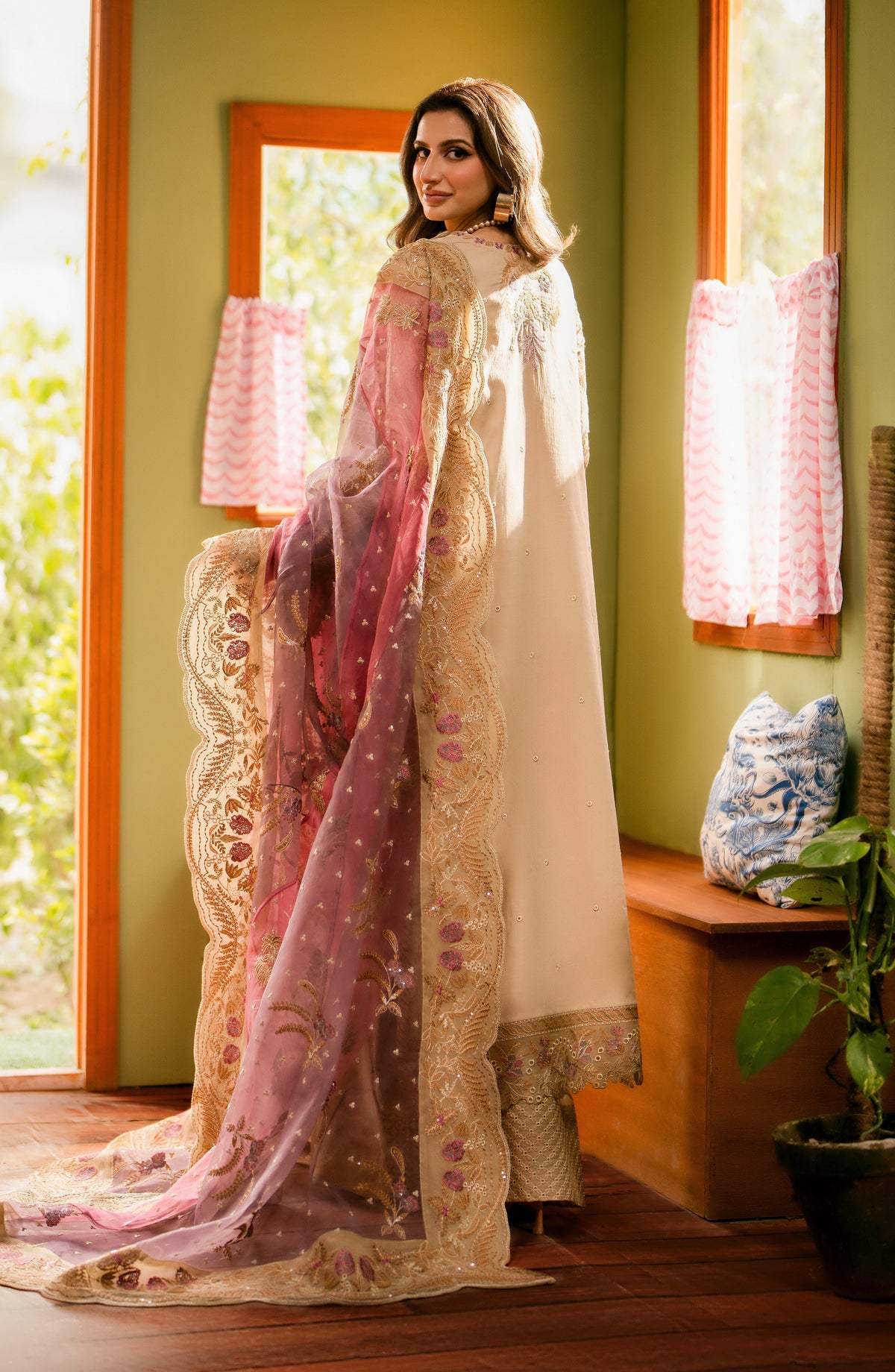 Maryum N Maria | Luxury Lawn 24 | Kissa -  Maryum N Maria Luxury - Original Designer Dress - House of Maryam