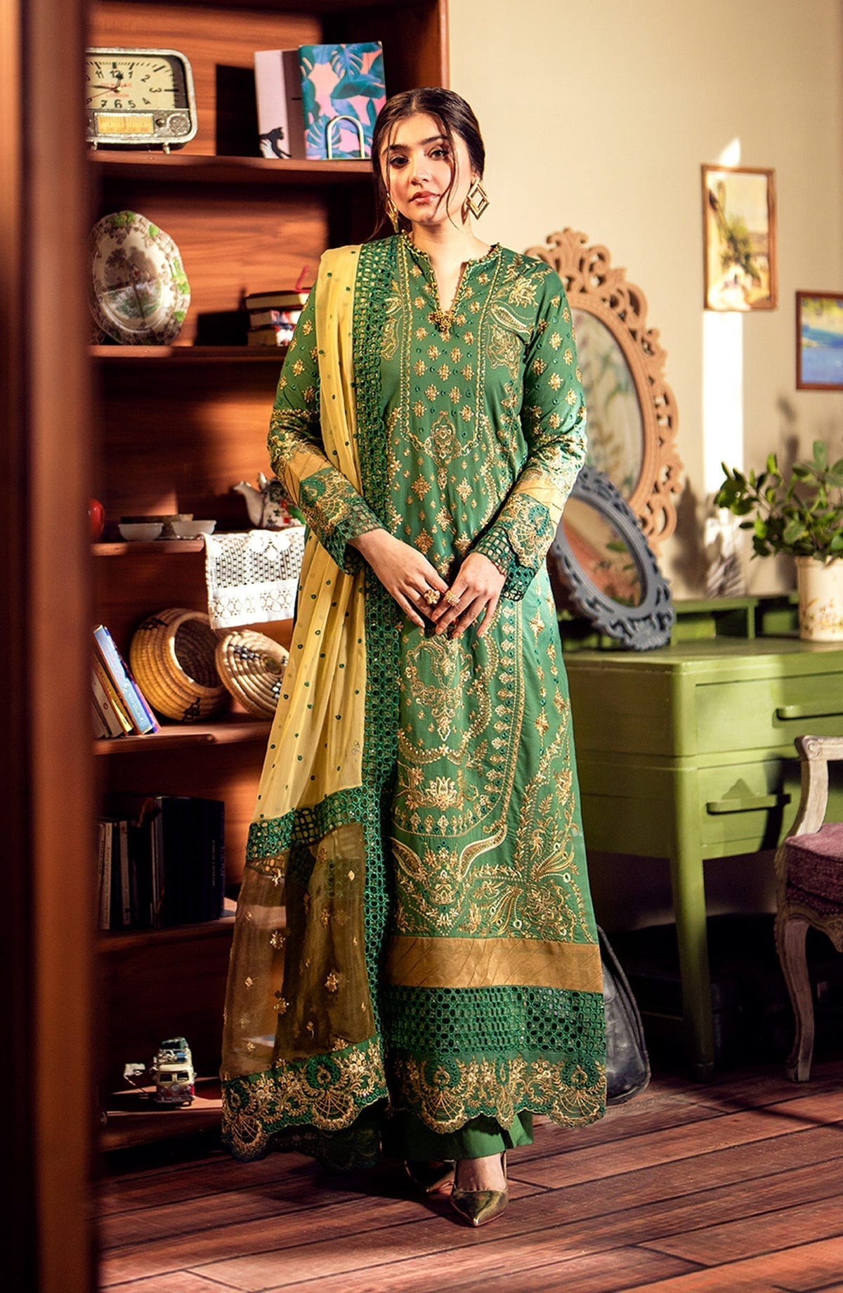 Maryum N Maria | Luxury Lawn 24 | Dure -  Maryum N Maria Luxury - Original Designer Dress - House of Maryam