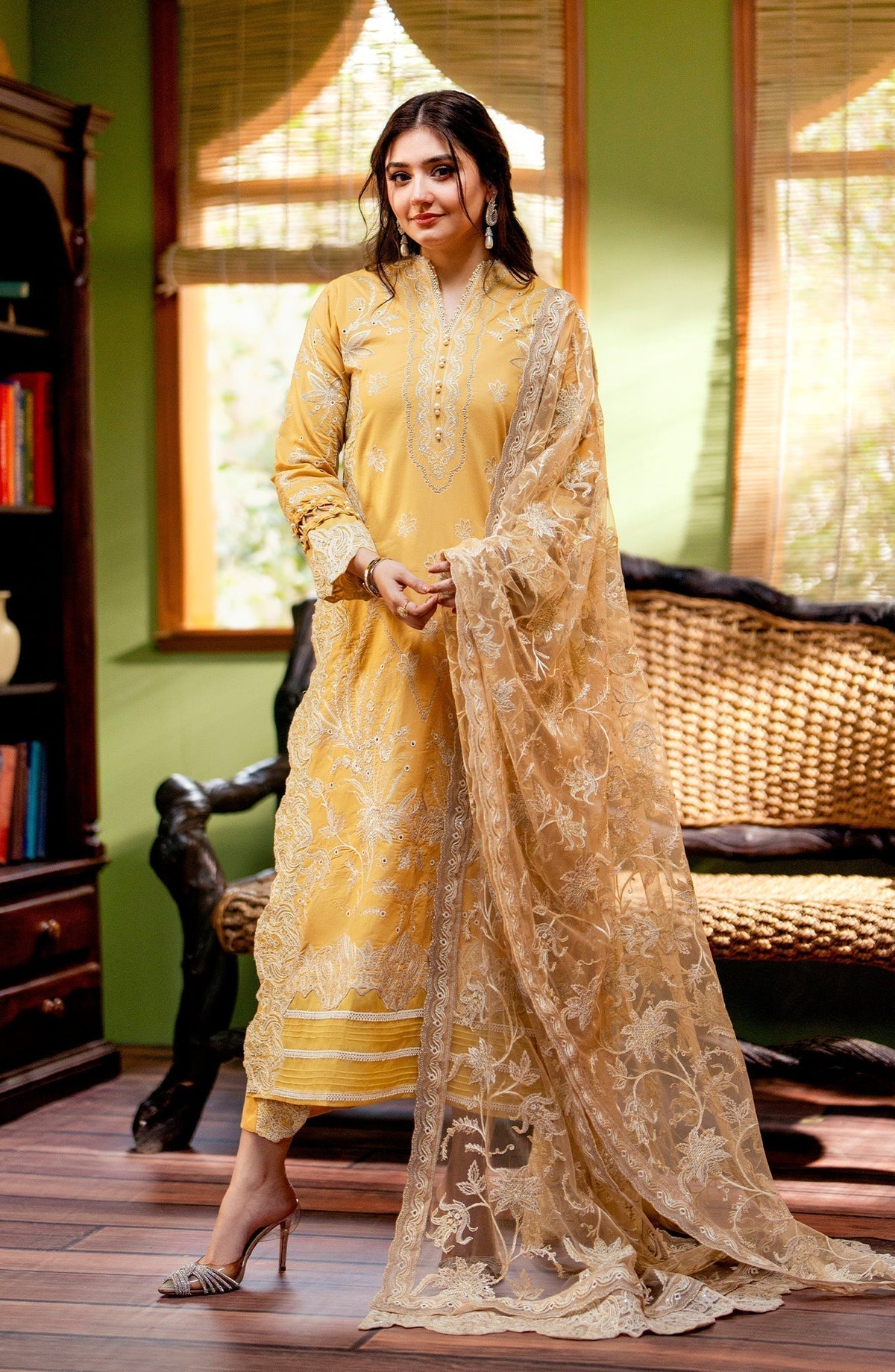 Maryum N Maria | Luxury Lawn 24 | Lamya -  Maryum N Maria Luxury - Original Designer Dress - House of Maryam