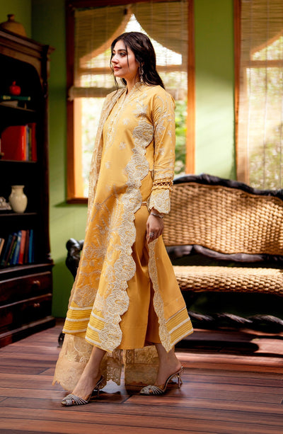 Maryum N Maria | Luxury Lawn 24 | Lamya -  Maryum N Maria Luxury - Original Designer Dress - House of Maryam