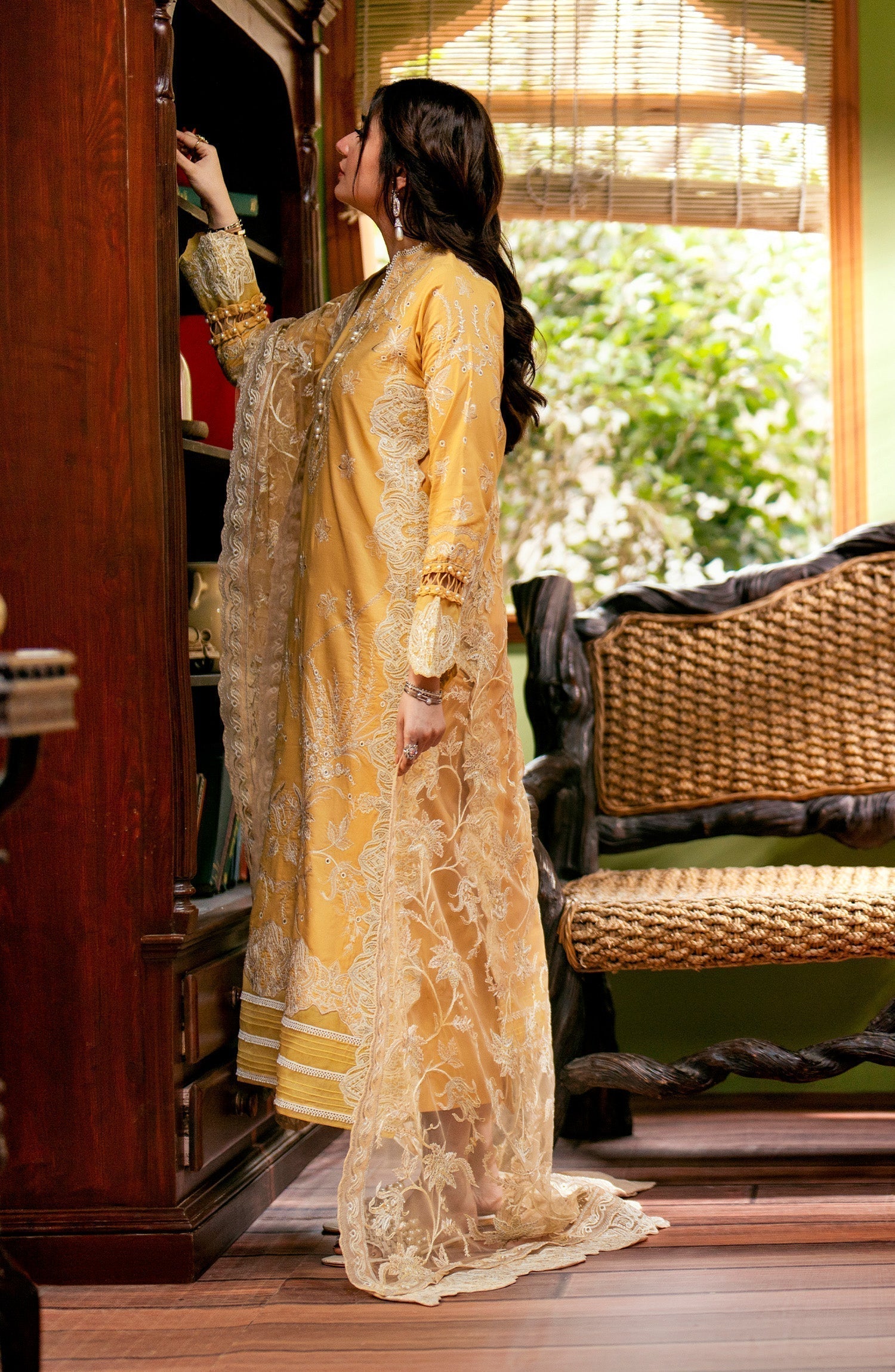 Maryum N Maria | Luxury Lawn 24 | Lamya by Designer Maryum N Maria - House of Maryam - Pakistani Designer Ethnic Wear in {{ shop.shopifyCountryName }}