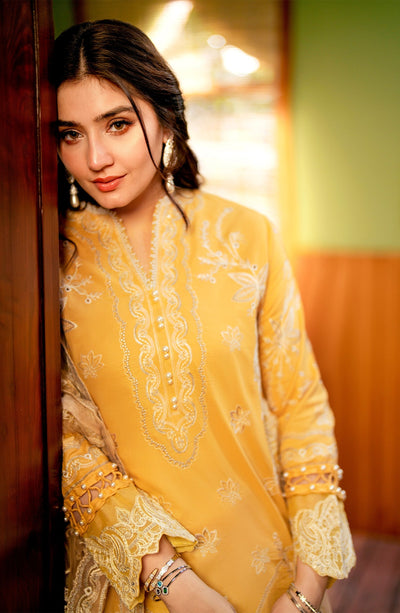 Maryum N Maria | Luxury Lawn 24 | Lamya -  Maryum N Maria Luxury - Original Designer Dress - House of Maryam