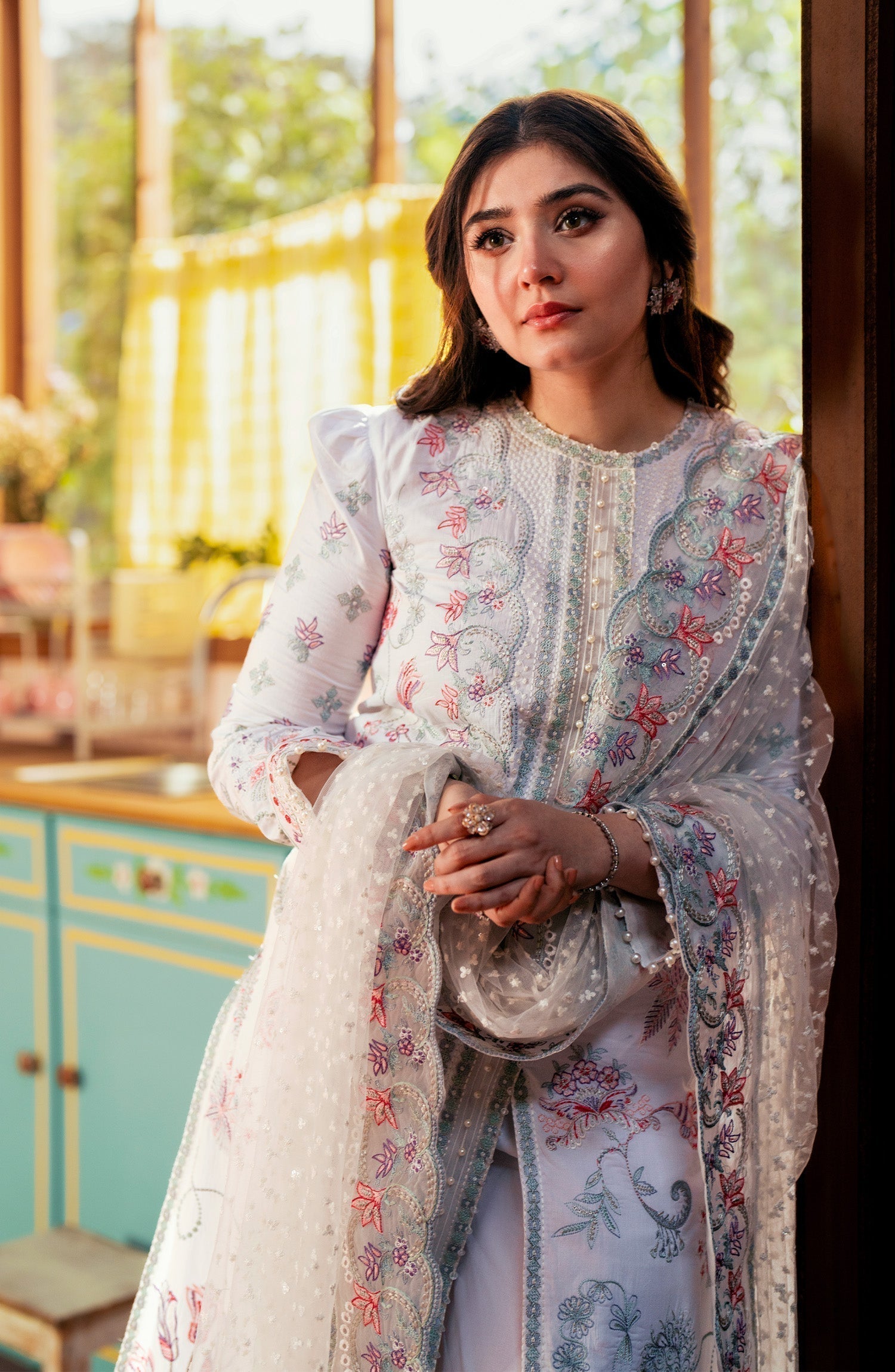 Maryum N Maria | Luxury Lawn 24 | Fatin by Designer Maryum N Maria - House of Maryam - Pakistani Designer Ethnic Wear in {{ shop.shopifyCountryName }}