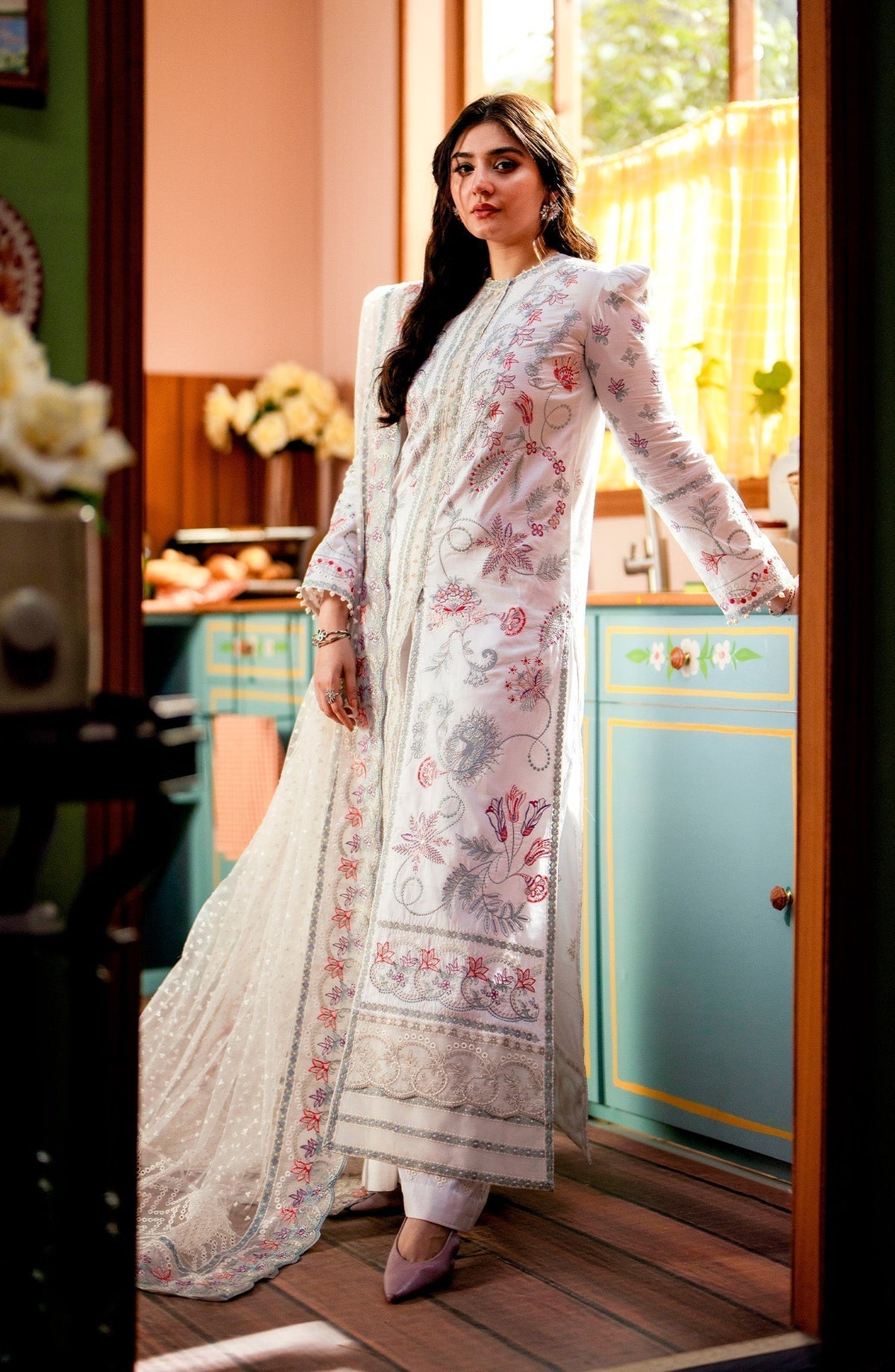 Maryum N Maria | Luxury Lawn 24 | Fatin -  Maryum N Maria Luxury - Original Designer Dress - House of Maryam