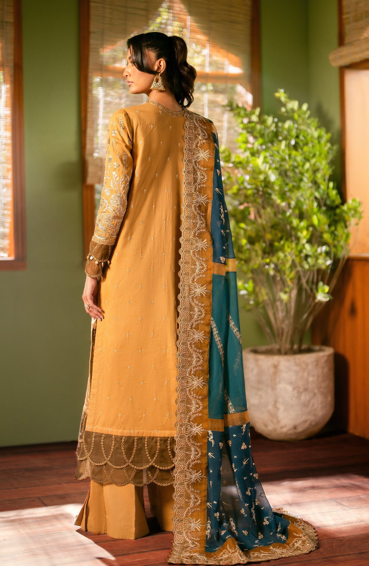 Maryum N Maria | Luxury Lawn 24 | Heba -  Maryum N Maria Luxury - Original Designer Dress - House of Maryam