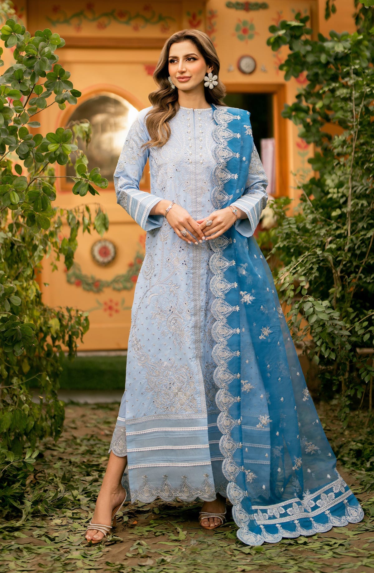 Maryum N Maria | Luxury Lawn 24 | Eshe -  Maryum N Maria Luxury - Original Designer Dress - House of Maryam