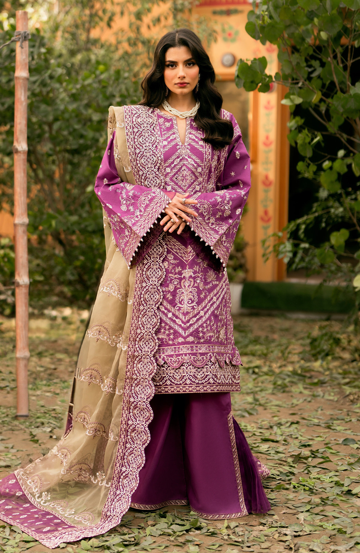 Maryum N Maria | Luxury Lawn 24 | Nane -  Maryum N Maria Luxury - Original Designer Dress - House of Maryam