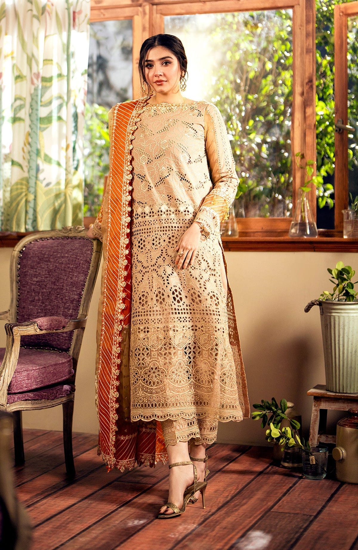 Maryum N Maria | Luxury Lawn 24 | Nora -  Maryum N Maria Luxury - Original Designer Dress - House of Maryam