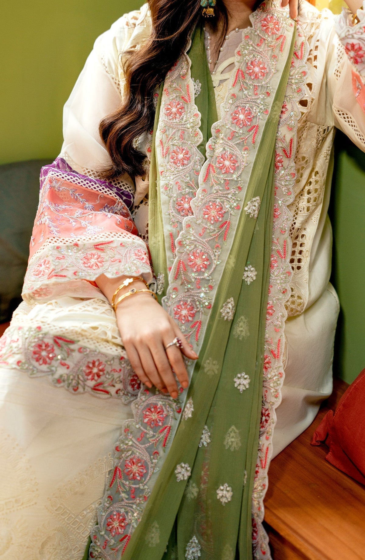Maryum N Maria | Luxury Lawn 24 | Dina -  Maryum N Maria Luxury - Original Designer Dress - House of Maryam