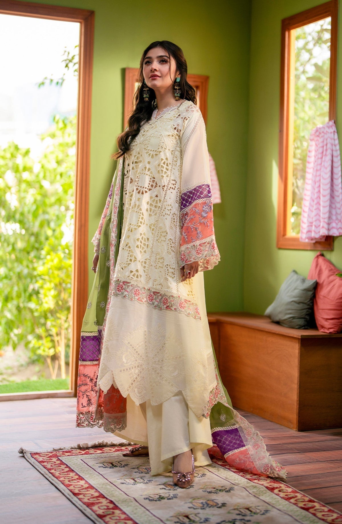 Maryum N Maria | Luxury Lawn 24 | Dina -  Maryum N Maria Luxury - Original Designer Dress - House of Maryam