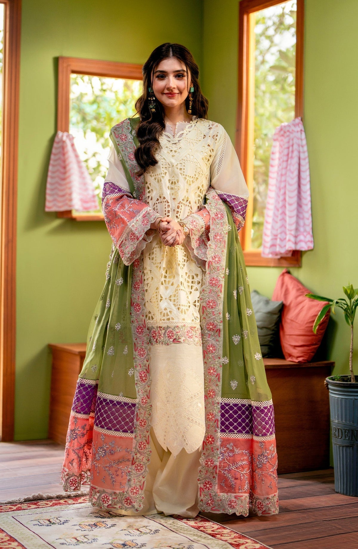 Maryum N Maria | Luxury Lawn 24 | Dina -  Maryum N Maria Luxury - Original Designer Dress - House of Maryam