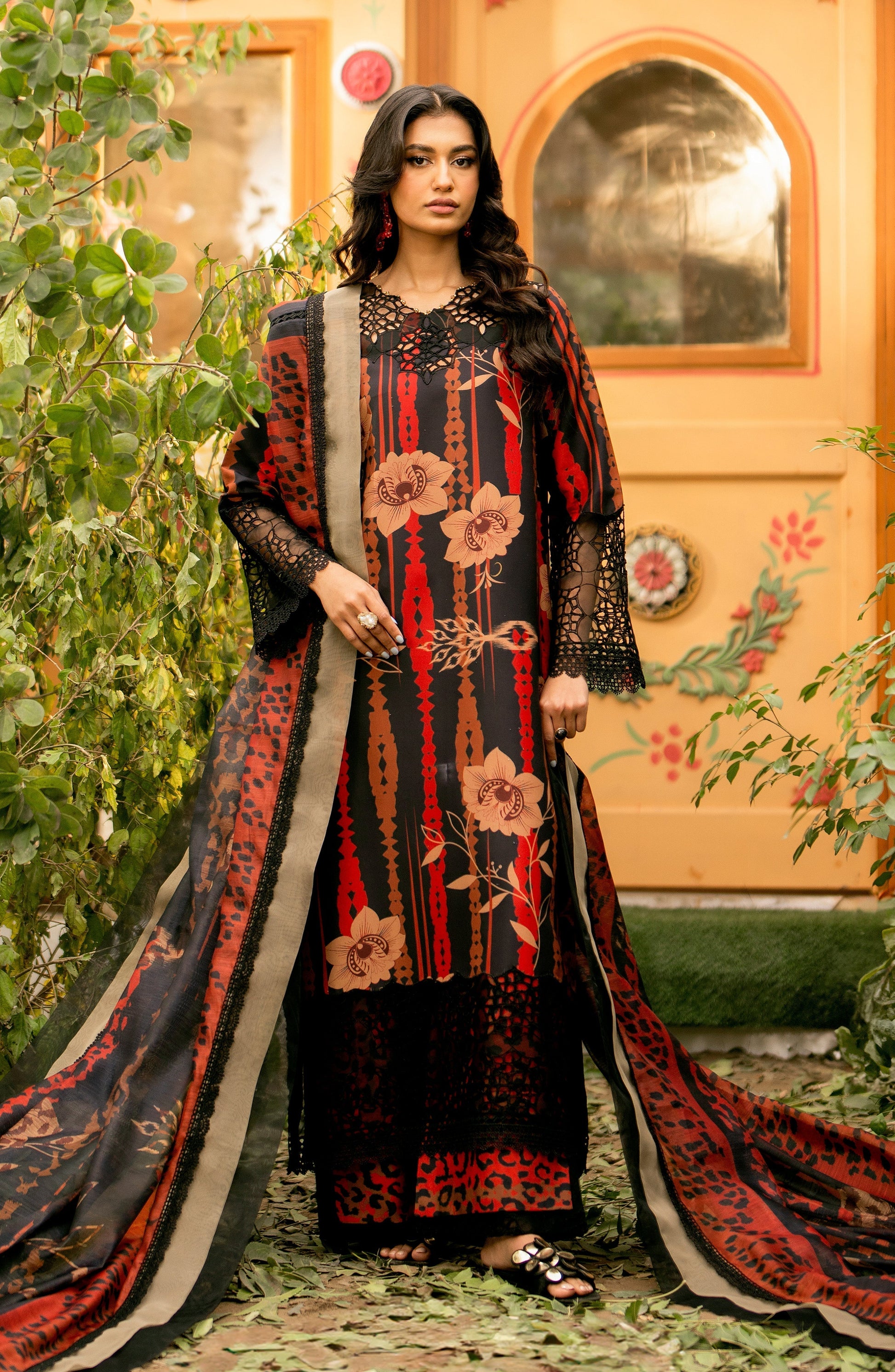 Maryum N Maria | Luxury Lawn 24 | Chione by Designer Maryum N Maria - House of Maryam - Pakistani Designer Ethnic Wear in {{ shop.shopifyCountryName }}