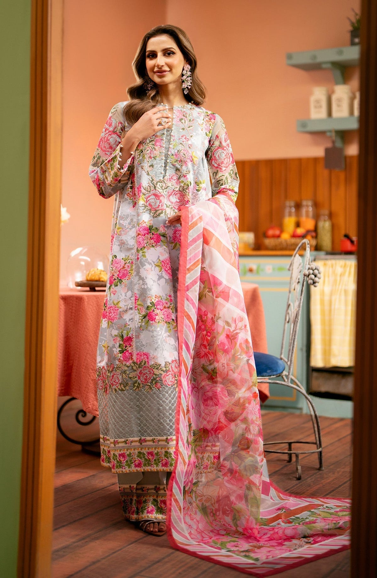 Maryum N Maria | Luxury Lawn 24 | Maya -  Maryum N Maria Luxury - Original Designer Dress - House of Maryam
