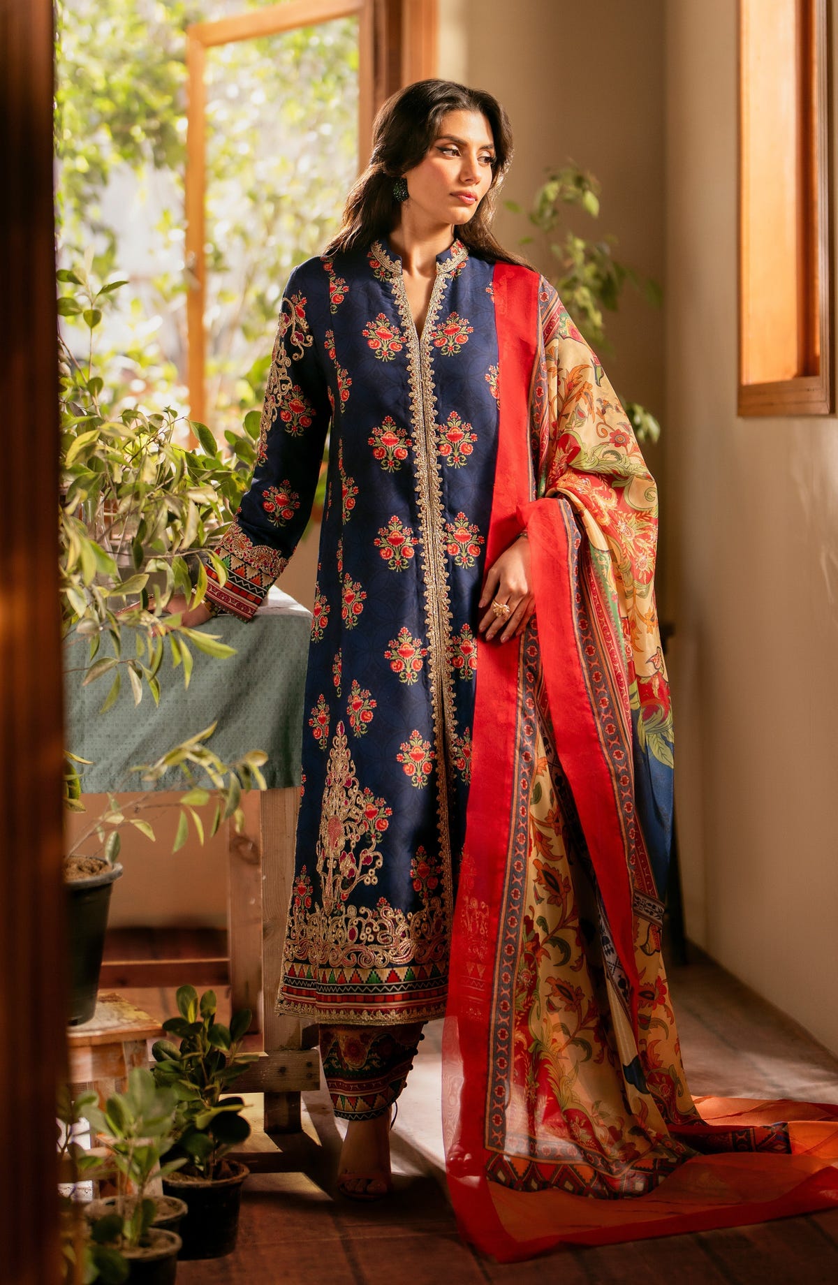 Maryum N Maria | Luxury Lawn 24 | Mariam -  Maryum N Maria Luxury - Original Designer Dress - House of Maryam