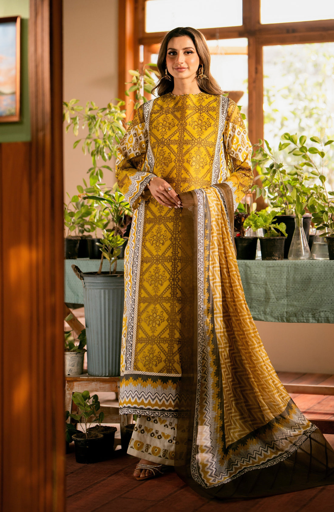 Maryum N Maria | Luxury Lawn 24 | Layla by Designer Maryum N Maria - House of Maryam - Pakistani Designer Ethnic Wear in {{ shop.shopifyCountryName }}