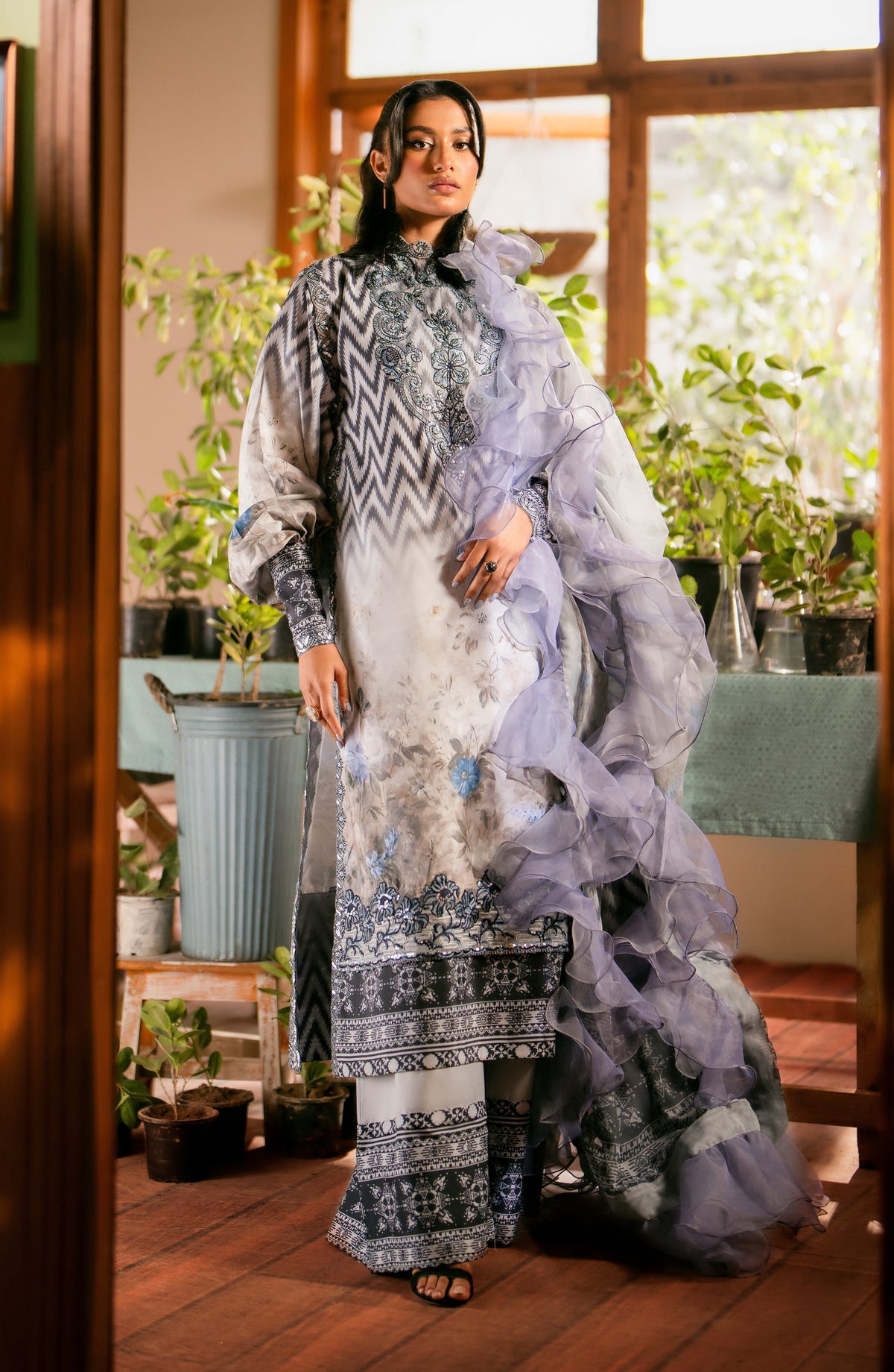 Maryum N Maria | Luxury Lawn 24 | Sara -  Maryum N Maria Luxury - Original Designer Dress - House of Maryam