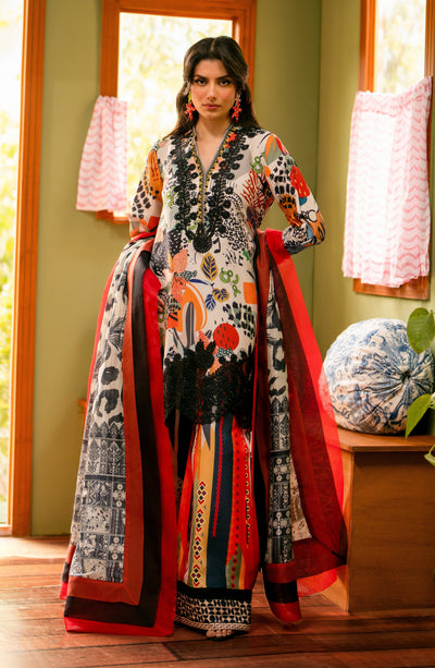 Maryum N Maria | Luxury Lawn 24 | Marwa -  Maryum N Maria Luxury - Original Designer Dress - House of Maryam
