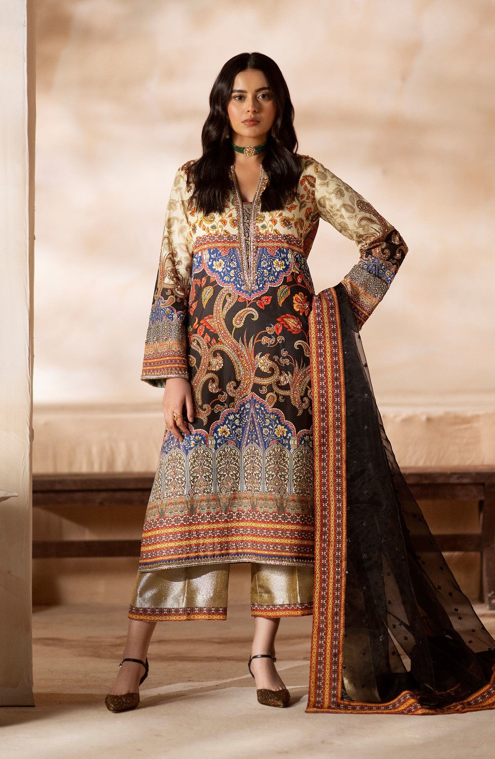 Maryum N Maria | Zeil Winter | CHUTKI - MS40097 -  Maryam N Maria Ladies Clothes -  House of Maryam