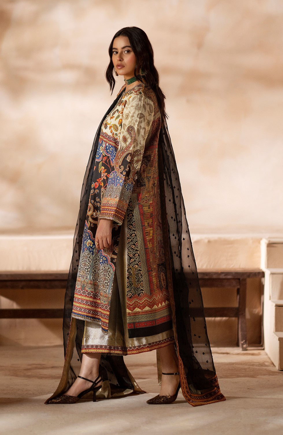 Maryum N Maria | Zeil Winter | CHUTKI - MS40097 -  Maryam N Maria Ladies Clothes - Original Designer Dress - House of Maryam