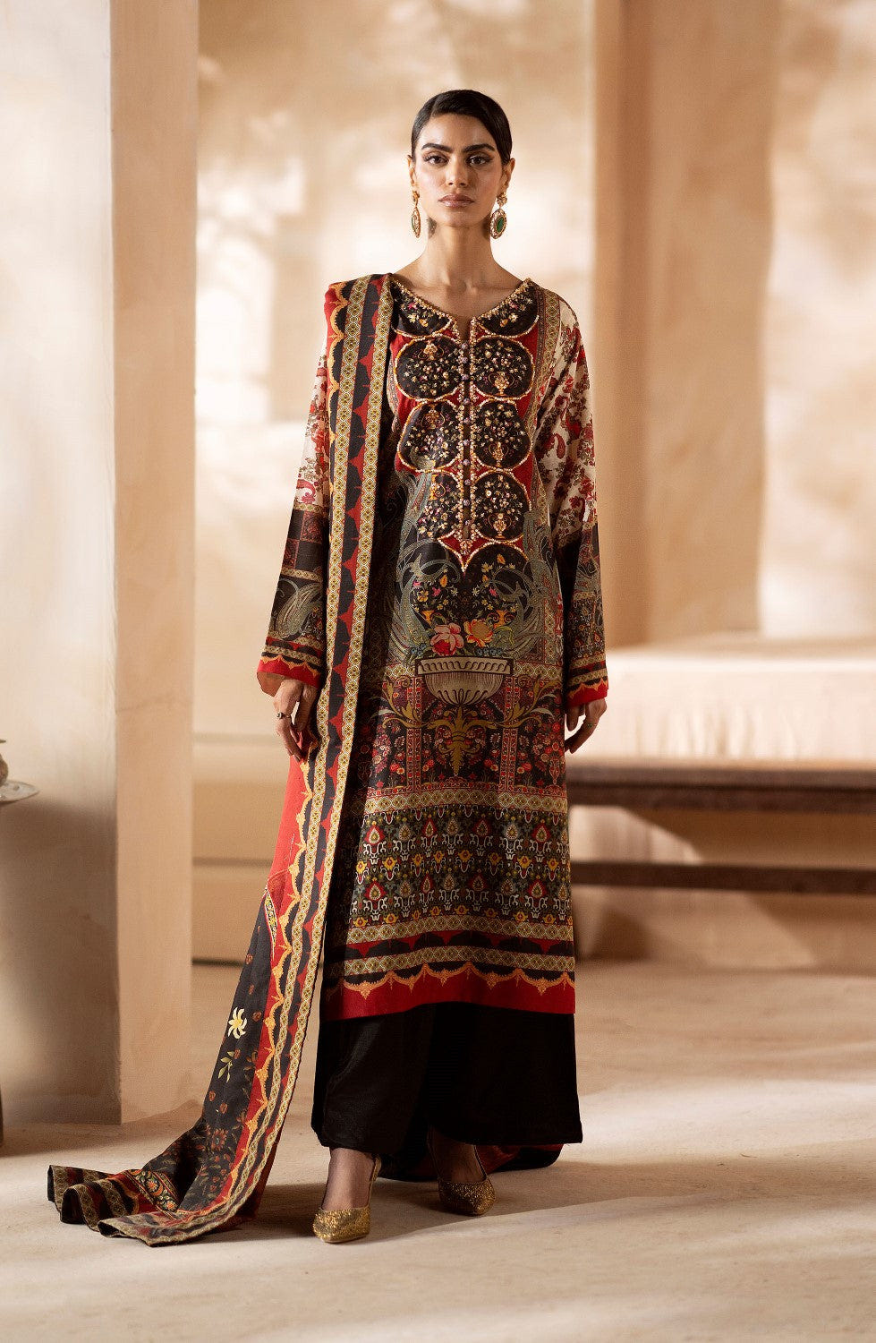 Maryum N Maria | Zeil Winter | SAMAIRA - MS40104 -  Maryam N Maria Ladies Clothes - Original Designer Dress - House of Maryam