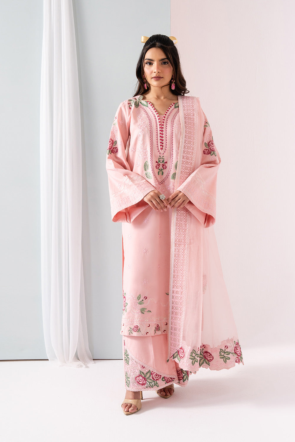 Maryum N Maria | Zuhur 25 | ZARI -  Maryum N Maria Ladies Clothes - Original Designer Dress - House of Maryam