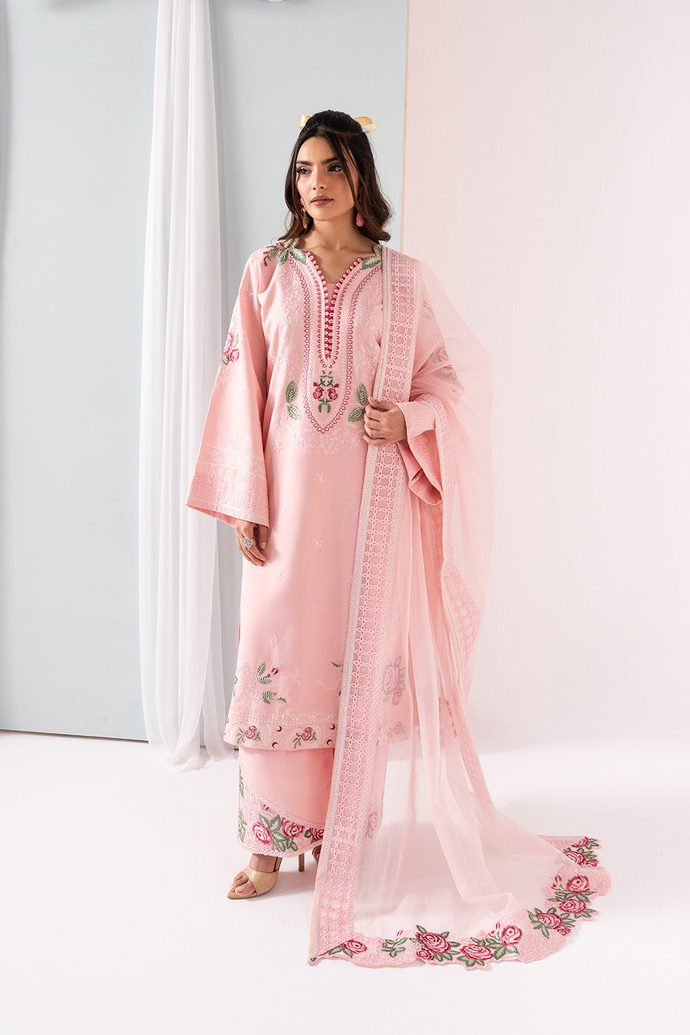 Maryum N Maria | Zuhur 25 | ZARI -  Maryum N Maria Ladies Clothes - Original Designer Dress - House of Maryam