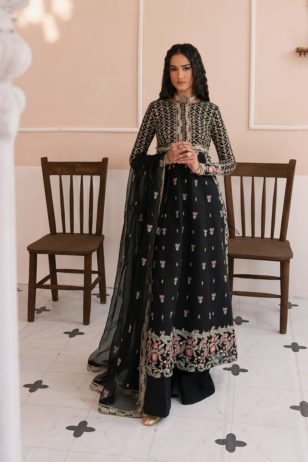 Maryum N Maria | Eid Luxury Lawn 25 | AHOU - MS50146 -  Maryum N Maria Ladies Clothes - Original Designer Dress - House of Maryam
