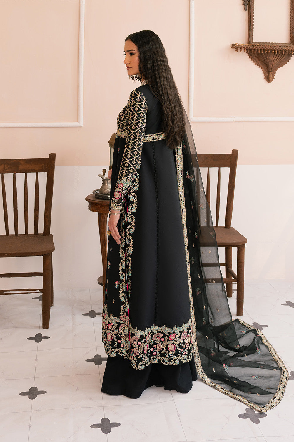 Maryum N Maria | Eid Luxury Lawn 25 | AHOU - MS50146 -  Maryum N Maria Ladies Clothes - Original Designer Dress - House of Maryam