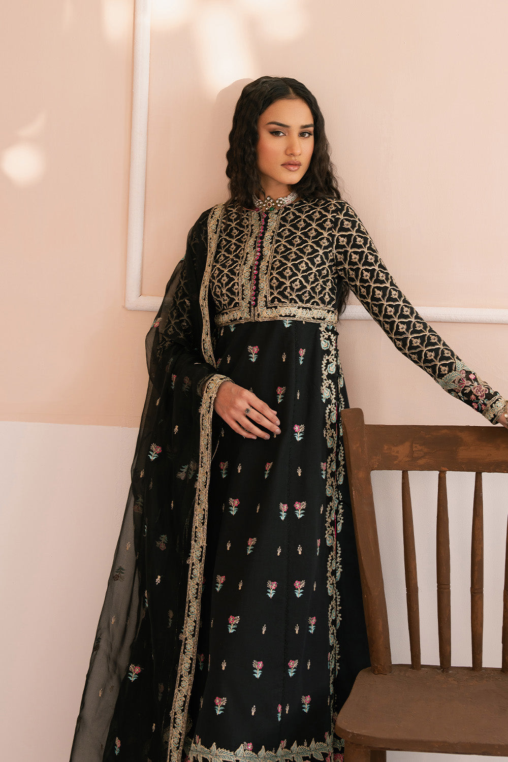 Maryum N Maria | Eid Luxury Lawn 25 | AHOU - MS50146 -  Maryum N Maria Ladies Clothes - Original Designer Dress - House of Maryam