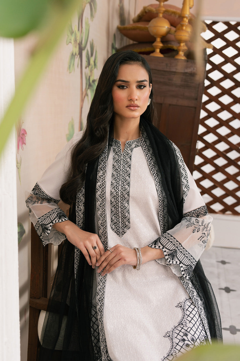 Maryum N Maria | Eid Luxury Lawn 25 | AZADEH - MS50147 -  Maryum N Maria Ladies Clothes - Original Designer Dress - House of Maryam