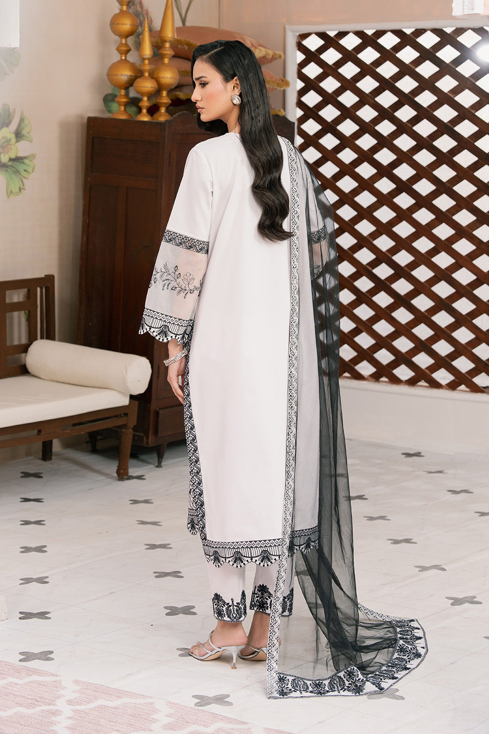Maryum N Maria | Eid Luxury Lawn 25 | AZADEH - MS50147 -  Maryum N Maria Ladies Clothes - Original Designer Dress - House of Maryam