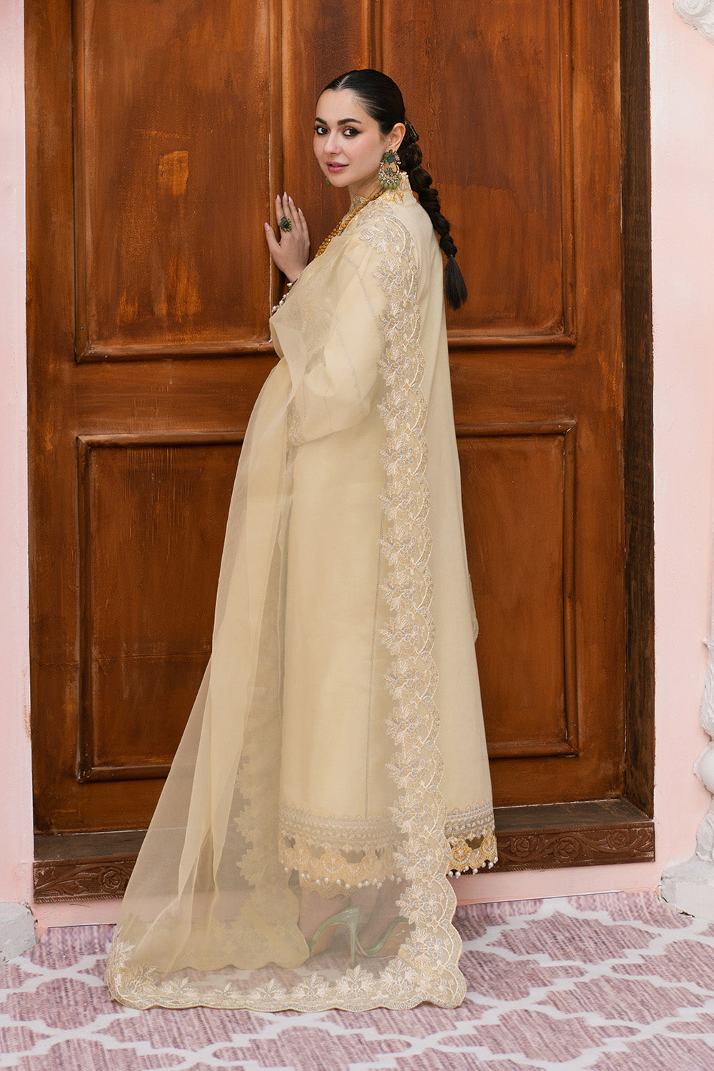 Maryum N Maria | Eid Luxury Lawn 25 | AFSANEH - MS50148 -  Maryum N Maria Ladies Clothes - Original Designer Dress - House of Maryam