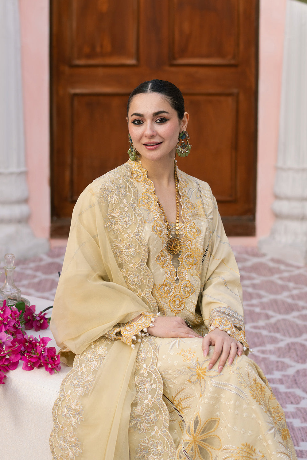 Maryum N Maria | Eid Luxury Lawn 25 | AFSANEH - MS50148 -  Maryum N Maria Ladies Clothes - Original Designer Dress - House of Maryam