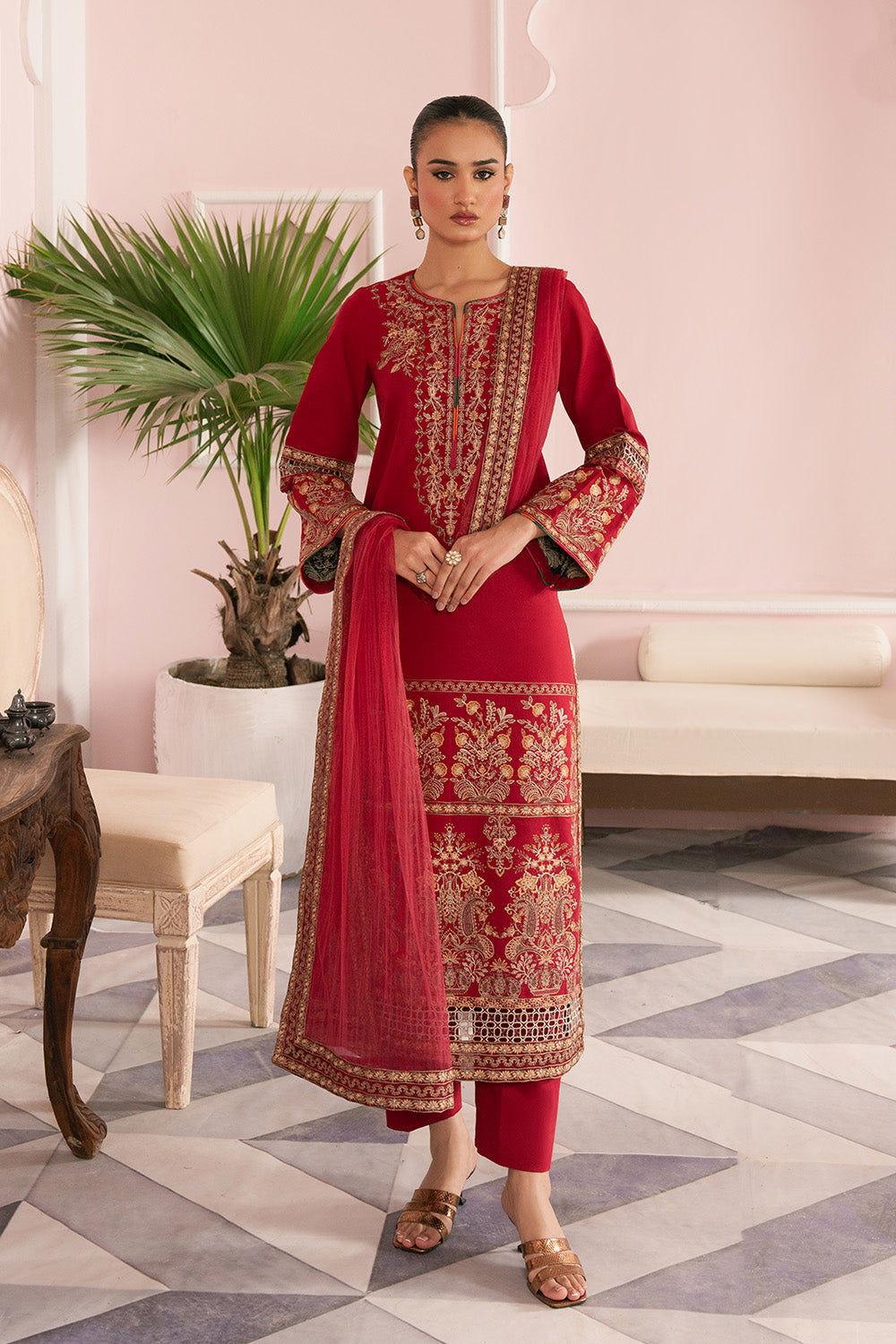 Maryum N Maria | Eid Luxury Lawn 25 | AZIN - MS50155 -  Maryum N Maria Ladies Clothes - Original Designer Dress - House of Maryam