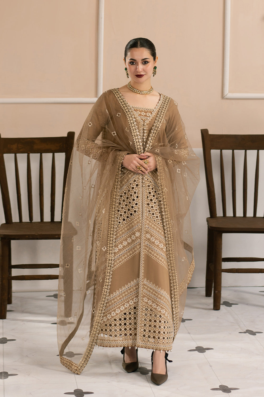 Maryum N Maria | Eid Luxury Lawn 25 | AFSOON - MS50156 -  Maryum N Maria Ladies Clothes - Original Designer Dress - House of Maryam